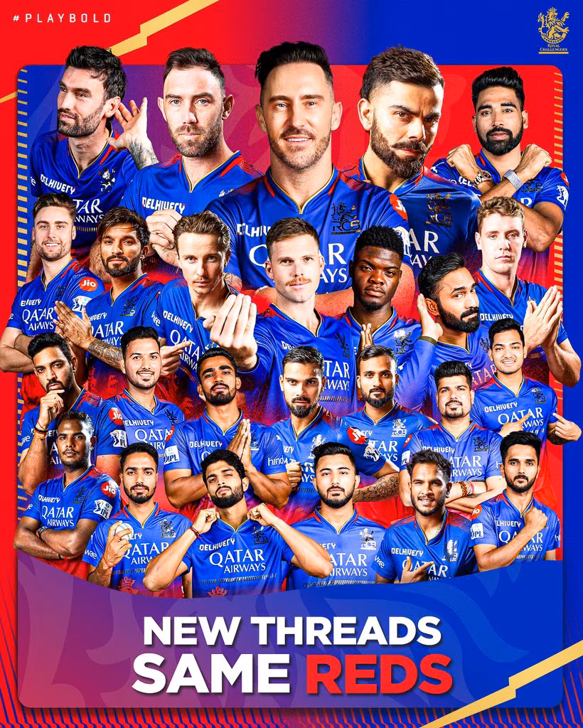 RCB Unbox event 2024 LIVE: RCB's full squad in new jersey RCB Unbox event 2024 LIVE: RCB's full squad in new jersey